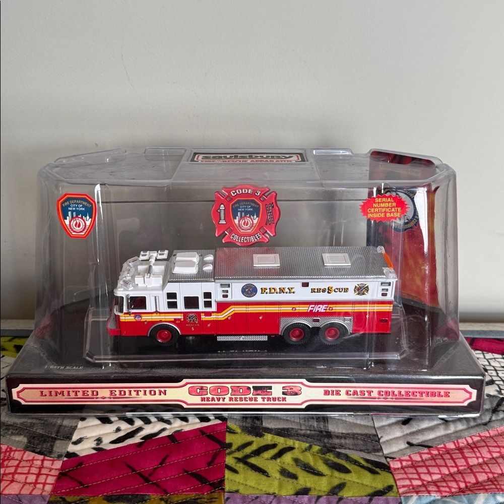 FDNY Die Cast Fire Truck Collectible